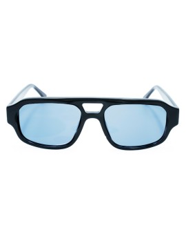 BRIXTON BS 279 Andy 54-18-140 C01 Black Shiny - Blue BRIXTON BS 279 Andy 54-18-140 C01 Black Shiny - Blue