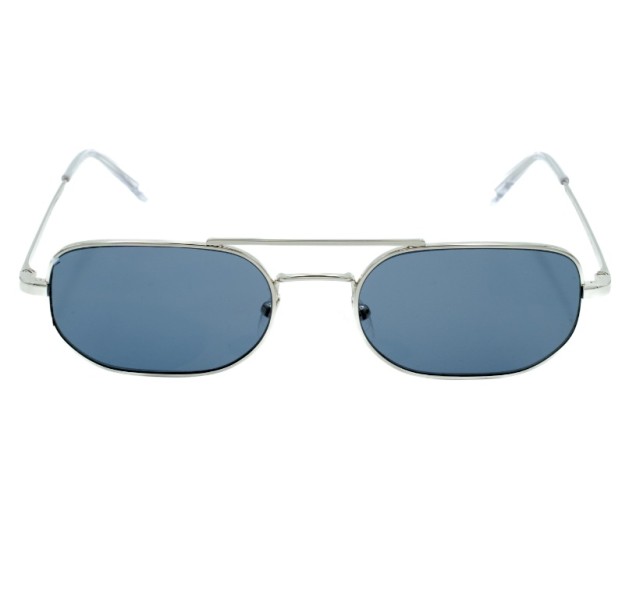 BRIXTON BS 286 Willy 52-19-145 C08 Silver - Blue BRIXTON BS 286 Willy 52-19-145 C08 Silver - Blue