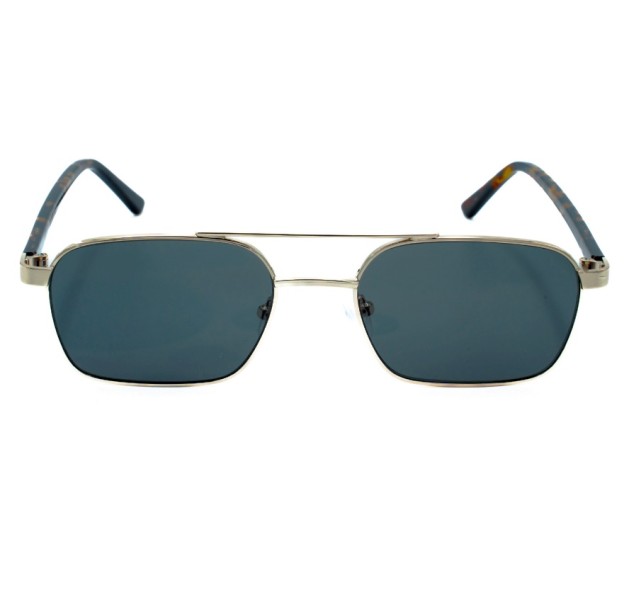 BRIXTON BS 290 Liam 54-19-145 C10 Shiny Light Gold - Grey BRIXTON BS 290 Liam 54-19-145 C10 Shiny Light Gold - Grey