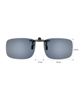 CENTROSTYLE Πρόσθετο Ηλίου C12726 Grey 56 MINIMAL FLIP-UP για όλους τους σκελετούς