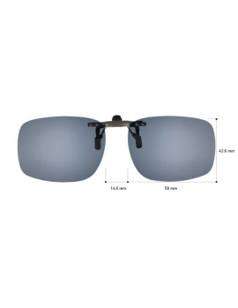 CENTROSTYLE Πρόσθετο Ηλίου C12733 Grey 59 MINIMAL FLIP-UP για όλους τους σκελετούς