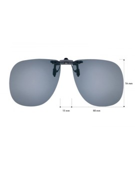 CENTROSTYLE Πρόσθετο Ηλίου CC006260019001 Grey 60 MINIMAL FLIP-UP για όλους τους σκελετούς