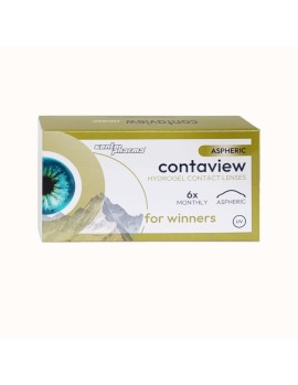 CONTAVIEW Aspheric UV Μυωπίας - Μηνιαίοι (6 φακοί)