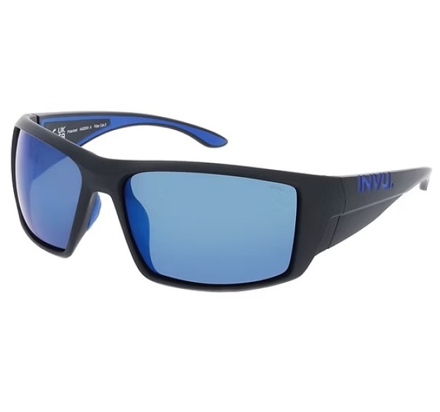 INVU IA22504 A Matt Black - Blue
