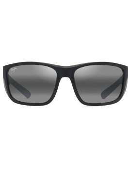 MAUI JIM Amberjack 896-02 MJ0896S-001 Matte Black with Black rubber - Neutral Grey MAUI JIM Amberjack 896-02 MJ0896S-001 Matte Black with Black rubber - Neutral Grey