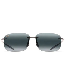 MAUI JIM Breakwall 422-02 MJ0422S-001 Gloss Black - Neutral Grey