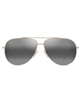 MAUI JIM Hauoli 665-16A MJ0665S-001 Shiny Light Gold with Crystal - Neutral Grey MAUI JIM Hauoli 665-16A MJ0665S-001 Shiny Light Gold with Crystal - Neutral Grey