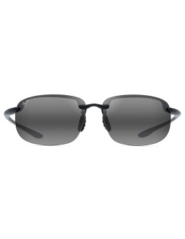 MAUI JIM Hookipa XLarge 456-02 MJ0456S-001 Black Gloss - Neutral Grey