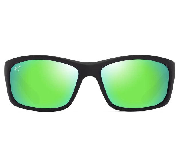 MAUI JIM Kanaio Coast GM766-02 MJ0766S-004 Matte Black / Green - MAUIGreen® MAUI JIM Kanaio Coast GM766-02 MJ0766S-004 Matte Black / Green - MAUIGreen®