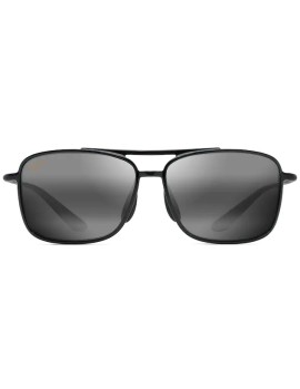 MAUI JIM Kaupo Gap 437-02 MJ0437S-001 Black Gloss - Neutral Grey MAUI JIM Kaupo Gap 437-02 MJ0437S-001 Black Gloss - Neutral Grey