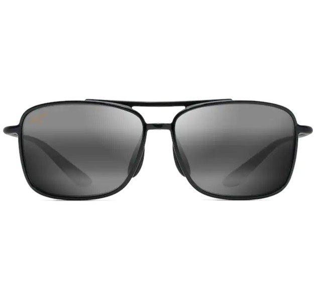 MAUI JIM Kaupo Gap 437-02 MJ0437S-001 Black Gloss - Neutral Grey MAUI JIM Kaupo Gap 437-02 MJ0437S-001 Black Gloss - Neutral Grey