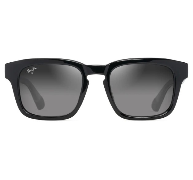 MAUI JIM Maluhia GS643-14 MJ0643S-001 Shiny Black with Trans Light Grey - Neutral Grey MAUI JIM Maluhia GS643-14 MJ0643S-001 Shiny Black with Trans Light Grey - Neutral Grey