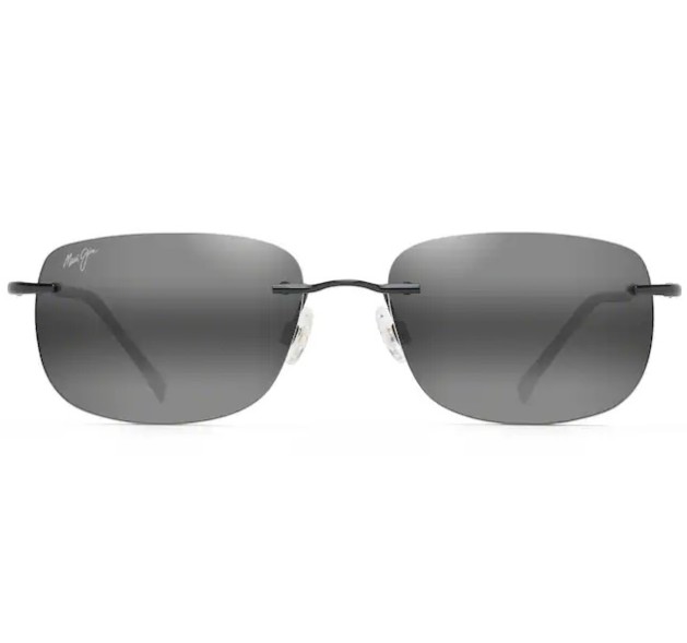 MAUI JIM Ohai 334-02 MJ0334S-001 Gloss Black - Neutral Grey MAUI JIM Ohai 334-02 MJ0334S-001 Gloss Black - Neutral Grey