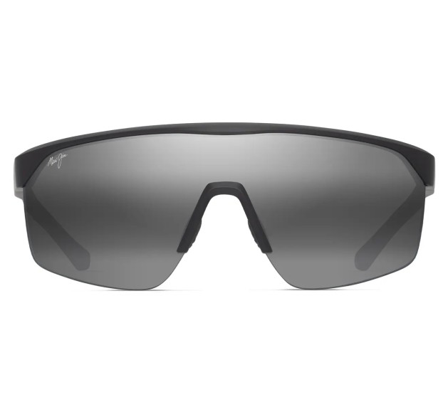 MAUI JIM Paluna 595-02 MJ0595S-001 Matte Black with Grey - Neutral Grey MAUI JIM Paluna 595-02 MJ0595S-001 Matte Black with Grey - Neutral Grey