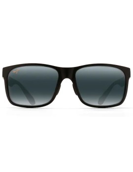 MAUI JIM Red Sands 432-2M MJ0432S-001 Matte Black - Neutral Grey MAUI JIM Red Sands 432-2M MJ0432S-001 Matte Black - Neutral Grey
