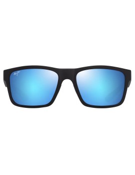 MAUI JIM The Flats B897-02B MJ0897S-007 Matte Black - Blue - Blue Hawaii MAUI JIM The Flats B897-02B MJ0897S-007 Matte Black - Blue - Blue Hawaii