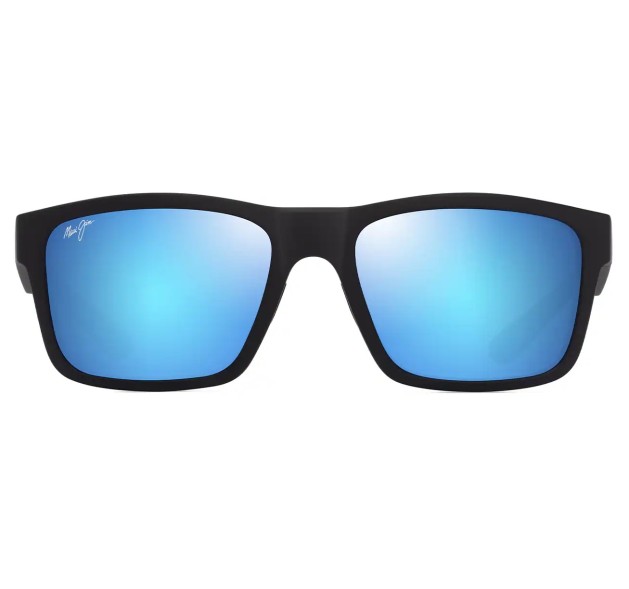 MAUI JIM The Flats B897-02B MJ0897S-007 Matte Black - Blue - Blue Hawaii MAUI JIM The Flats B897-02B MJ0897S-007 Matte Black - Blue - Blue Hawaii