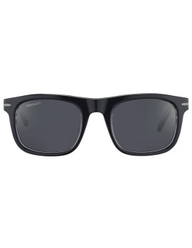 SERENGETI Charlton SS576003 Shiny Black Transparent Layer - Mineral Polarized Smoke Cat 2 to 3 SERENGETI Charlton SS576003 Shiny Black Transparent Layer - Mineral Polarized Smoke Cat 2 to 3