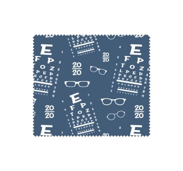 Πανάκι Καθαρισμού Φακών Microfiber Multicolor 079 - Οπτότυπο Γκρι / Μπλε