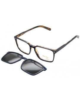 TREVI 1971 K1357 C03 55-17-150 Blue - Brown CLIP-ON TREVI 1971 K1357 C03 55-17-150 Blue - Brown CLIP-ON