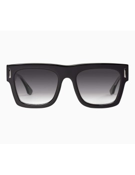 VALLEY Alta - Gloss Black w. Silver Metal Trim / Black Gradient Lens VALLEY Alta - Gloss Black w. Silver Metal Trim / Black Gradient Lens