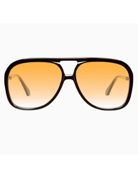 VALLEY Bang - Gloss Black w. Gold Metal / Orange Gradient Lens VALLEY Bang - Gloss Black w. Gold Metal / Orange Gradient Lens