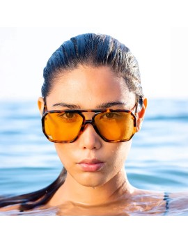 VALLEY Rodeo - Dark Tortoise w. Gold Metal / Light Orange Lens VALLEY Rodeo - Dark Tortoise w. Gold Metal / Light Orange Lens