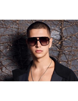 VALLEY Rodeo - Gloss Black w. Gold Metal / Black Gradient Lens