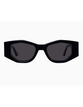 VALLEY Valiant - Gloss Black w. Silver Metal / Black Lens VALLEY Valiant - Gloss Black w. Silver Metal / Black Lens